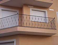 Balcones de hierro macizo